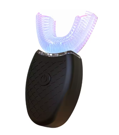 Automatic U Shaped Toothbrush Pack(Body+Head)(Black)